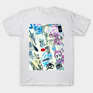 Urban Art Street NYC Graffiti Tag Sticker T-Shirt